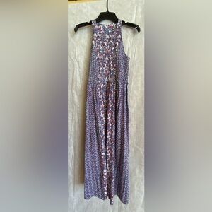 Sleeveless boho patterned Maxi Dress